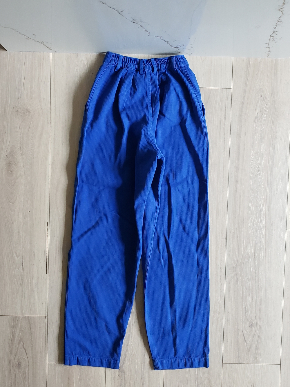 Big Bud Press Royal Blue Corduroy Heritage Trousers - Picture 4 of 7